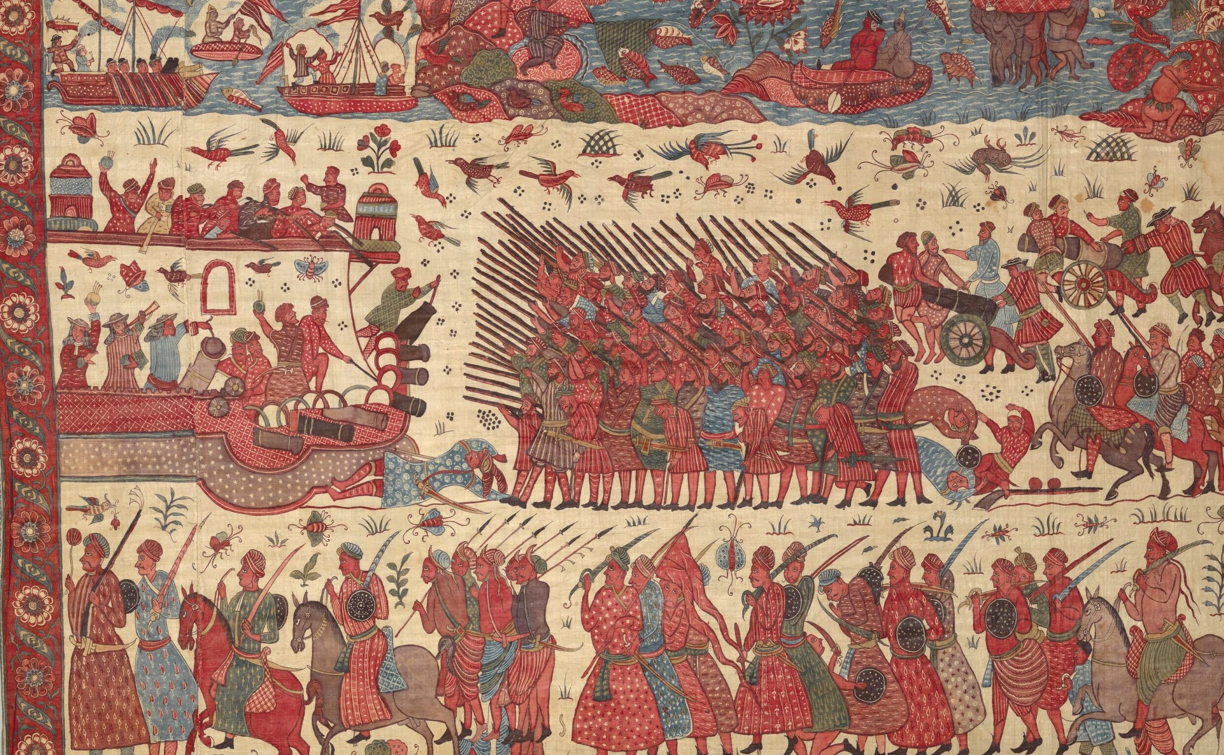 From Deepthi Murali’s “Visualizing the Interwoven World of Eighteenth-Century South Indian Textiles” digital scholarship project.