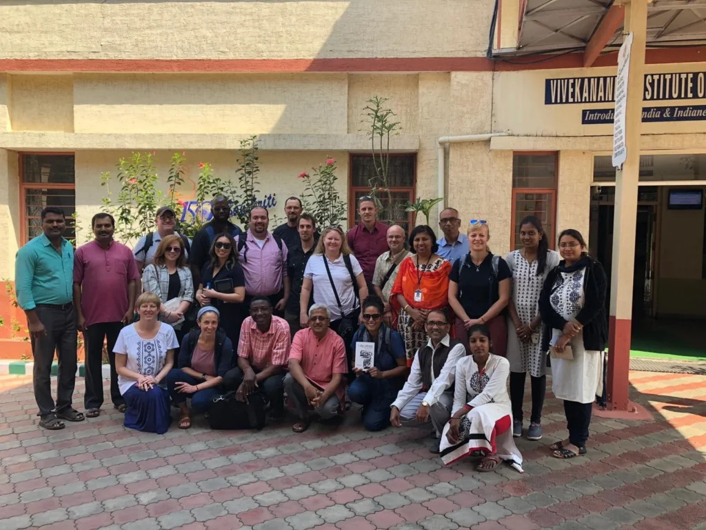 The India Faculty Development Seminar group with Dr. Balasubramaniam